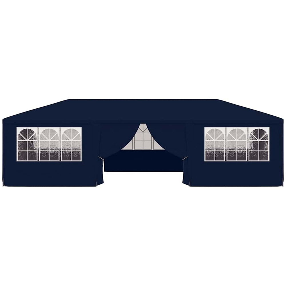 vidaXL 4 x 9m Blue Party Tent with Sidewalls Image 4