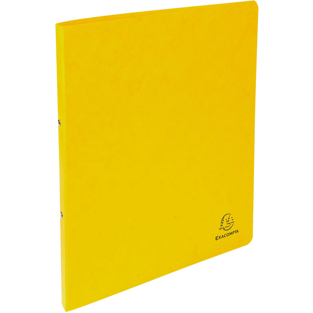 Exacompta A4 Yellow 2R Elasticated A4 Ring Binder 10 Pack Image 1