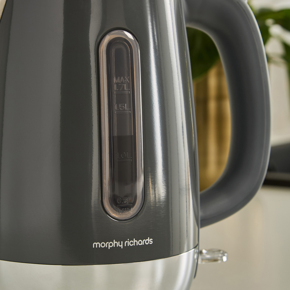 Morphy Richards Grey Stainless Steel 1.7L Equip Kettle Image 6