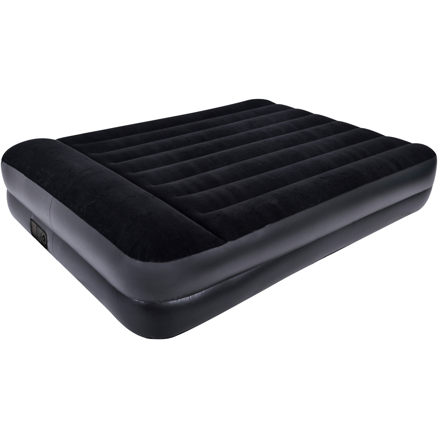 High Raised Queen Size Airbed with Pump Image 1