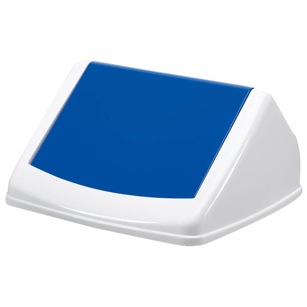 Durable Durabin Blue Square Flip Swing Bin Lid 40L Image 1