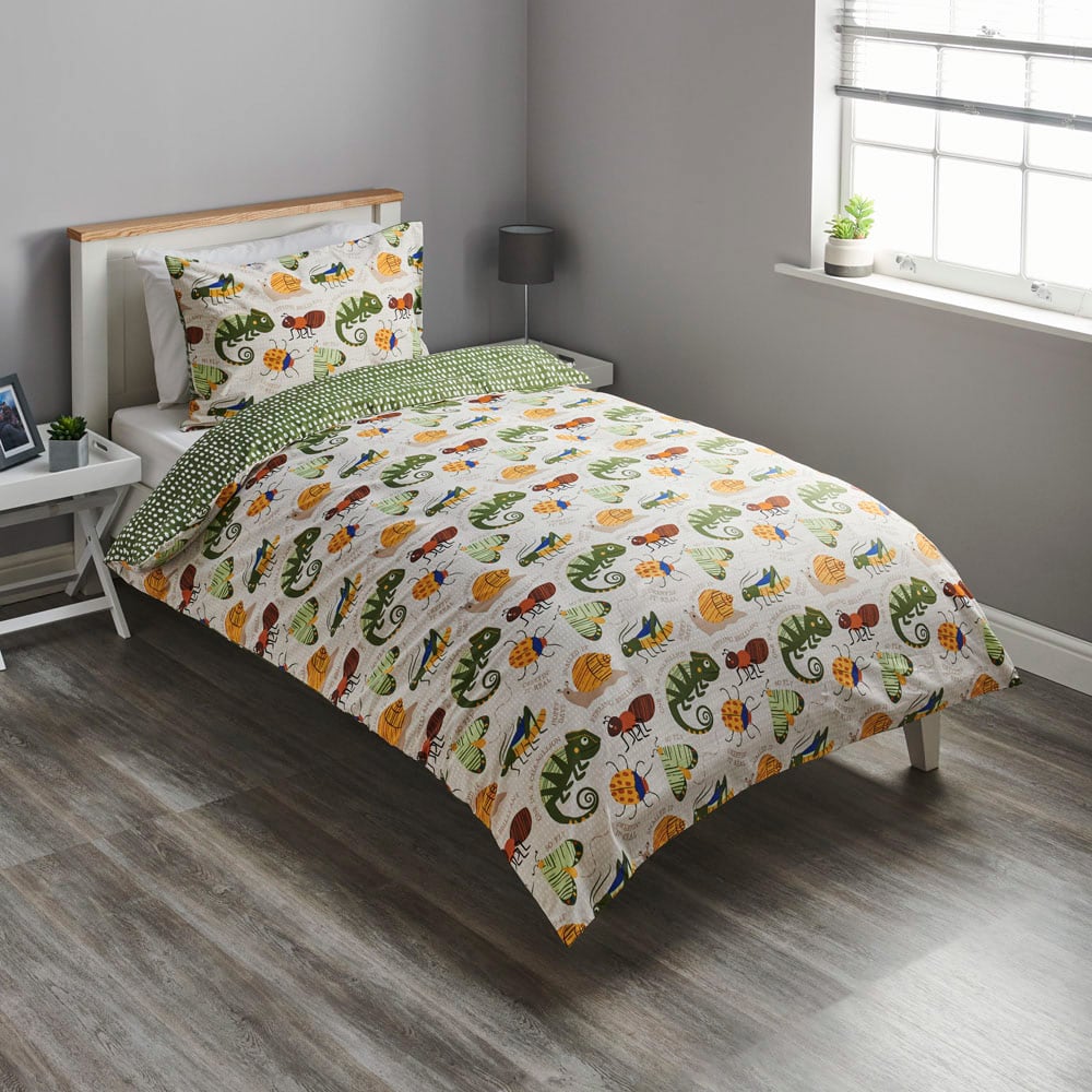 Wilko Kids Bugs Duvet Single Wilko