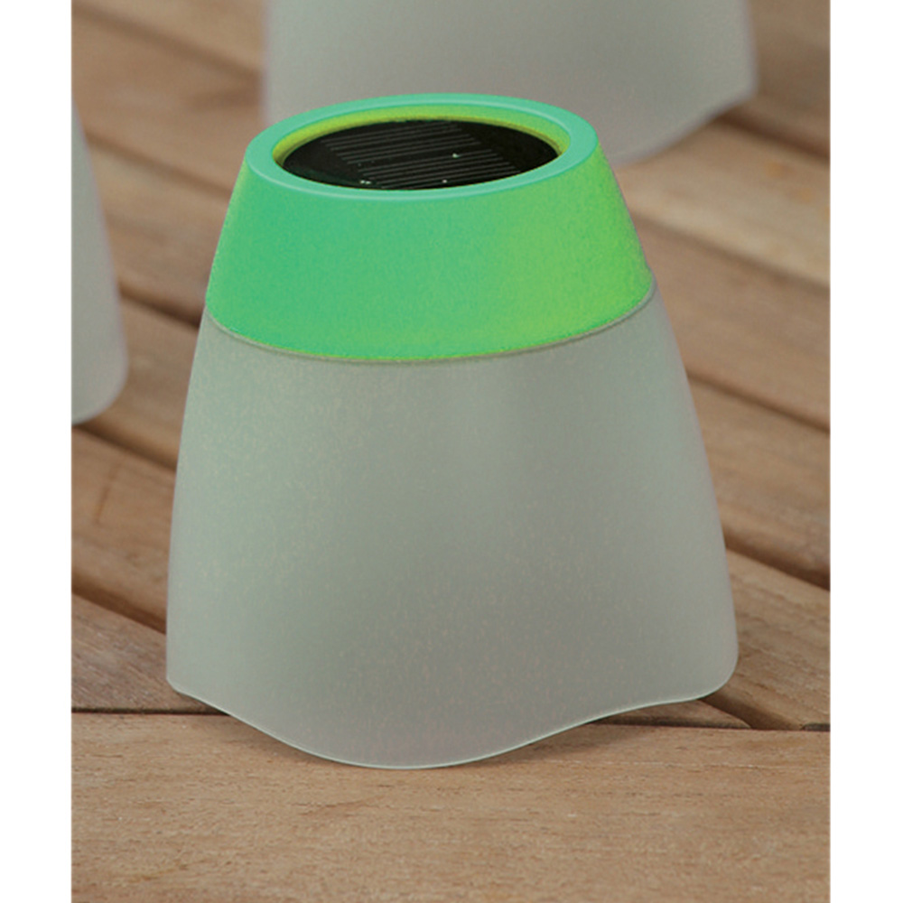 Luxform Green Tumbler Solar Table Light Image 2