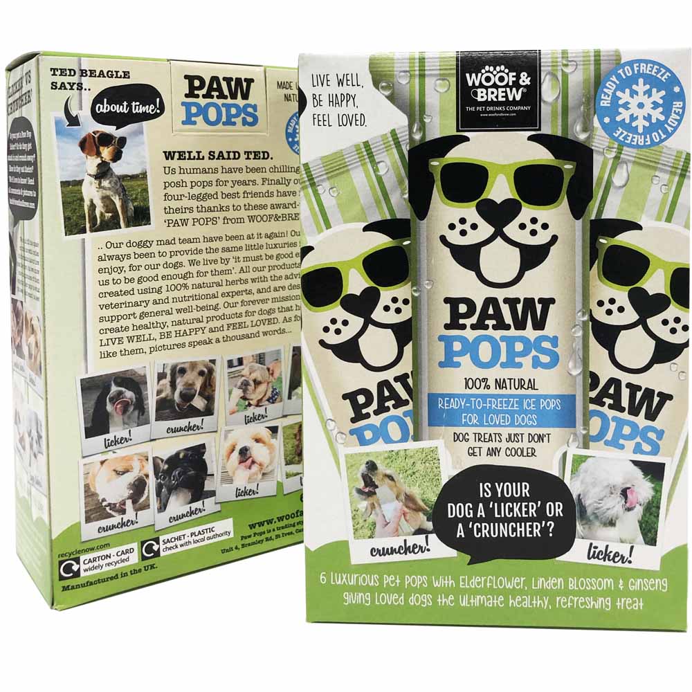 Woof & Brew Paw Pops 6 x 50ml   Image 2