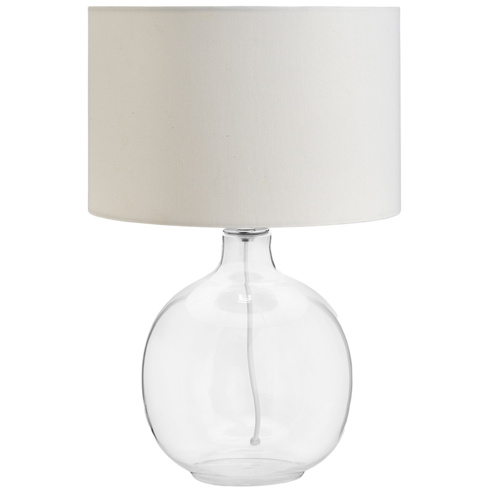 Wilko Glass Globe Table Lamp Image 1