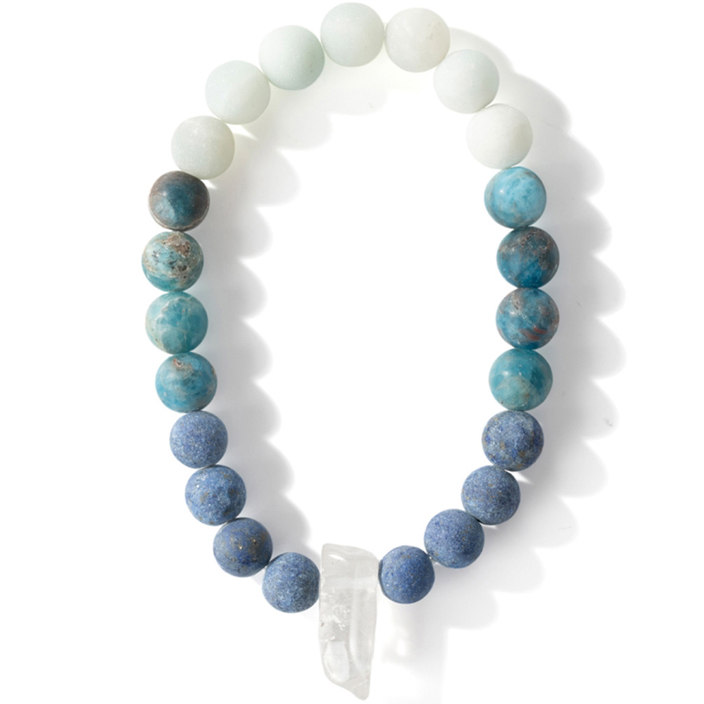 Myga Balance and Reflection Crystal Bead Bracelet Image 2