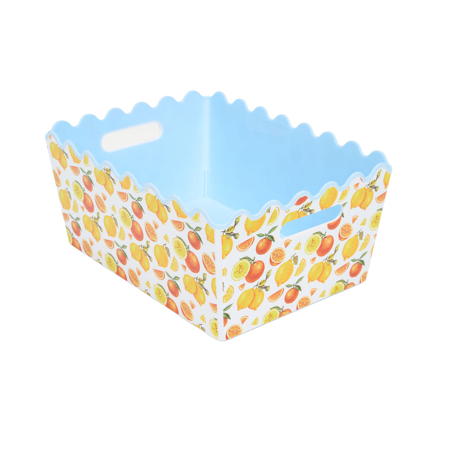 Fruit or Spicy Wave Printed Storage Basket Image 7