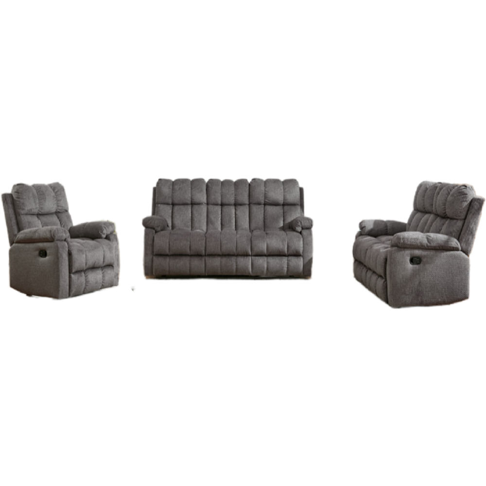 Furniture One 6 Seater Manual Recliner Sofa Set Image 2