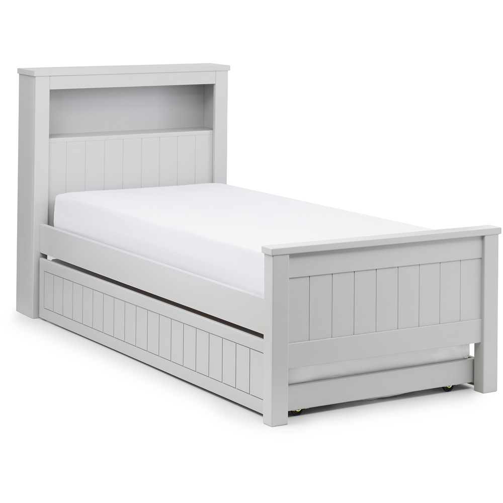 Julian Bowen Maine Dove Grey Bookcase Bed with Underbed Image 4