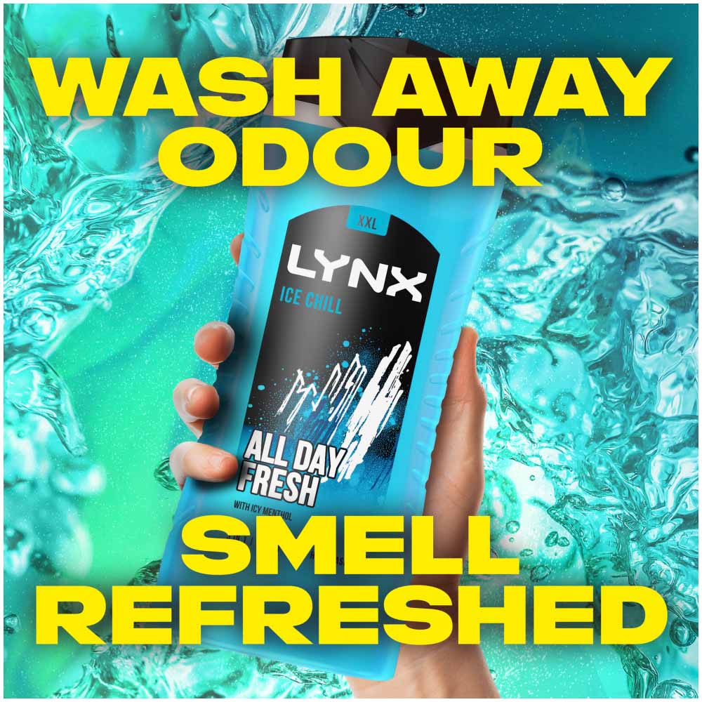 Lynx Shower Gel Ice Chill 500ml Wilko