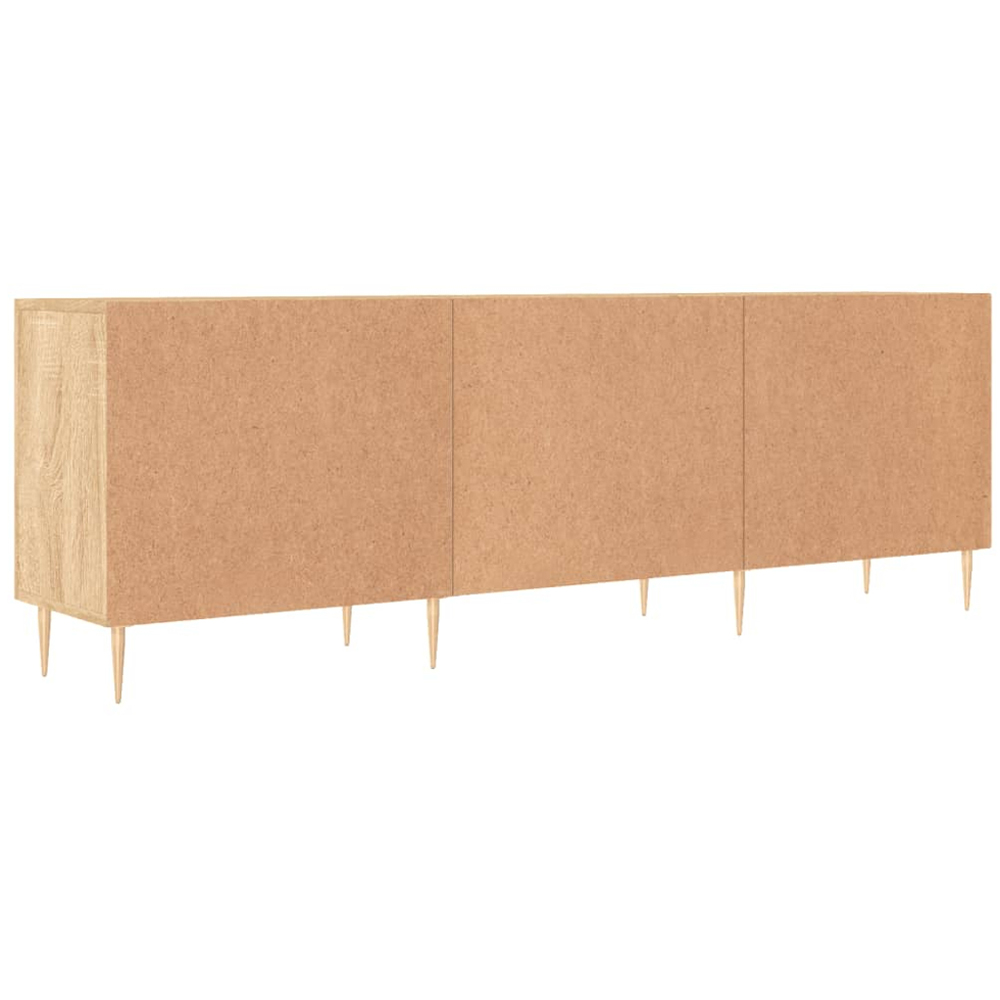 vidaXL 2 Door 2 Shelf Sonoma Oak TV Cabinet Image 8