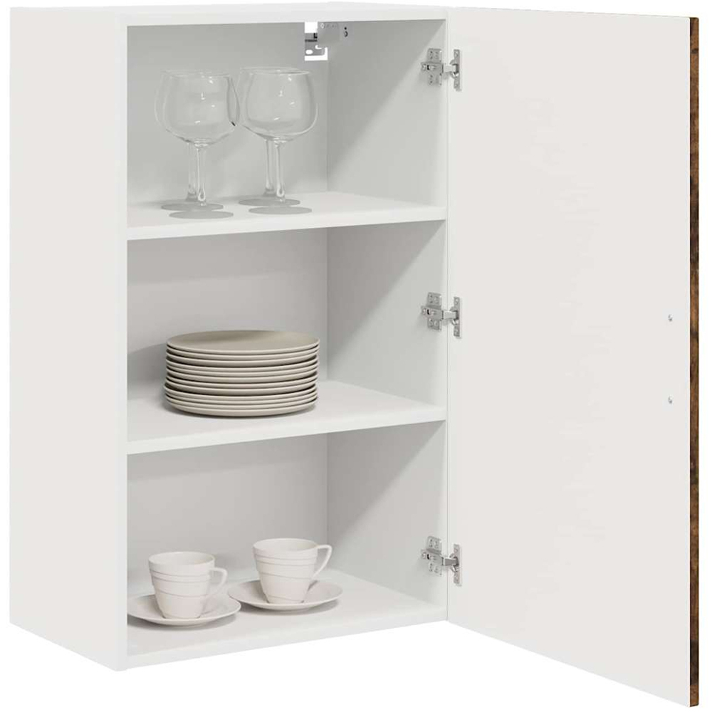 vidaXL Kalmar Single Door Smoked Oak Wall Kitchen Cabinet Image 3