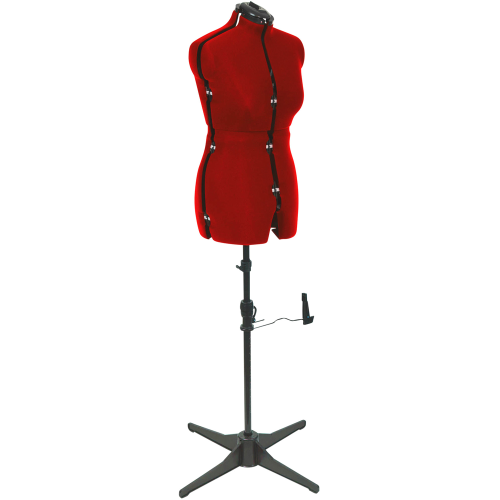 Sewing Online FG268 Ruby Red Adjustable 8-Part Dressmakers Dummy Trouser Form Medium Image 4