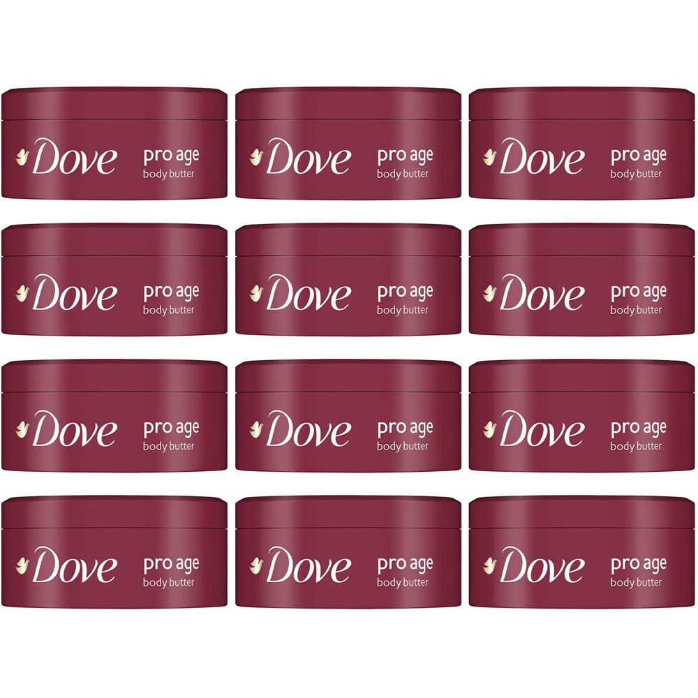 Dove Pro Age Olive Oil Body Butter Cream 250ml 12 Pack Image 1