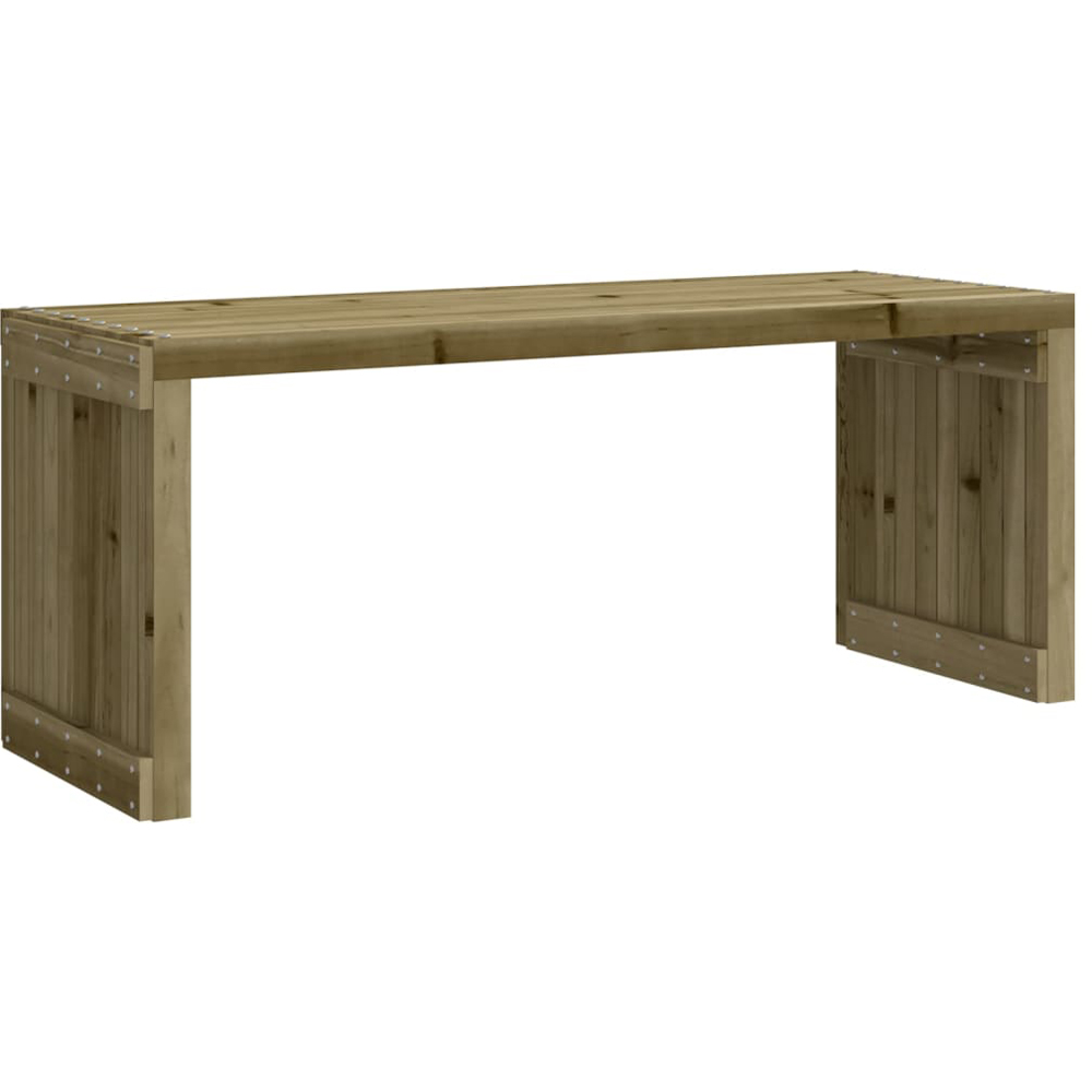 vidaXL Impregnated Solid Pine Wood Extendable Wooden Garden Bench Image 3