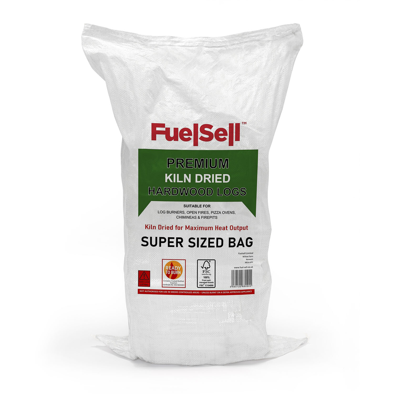 Fuelsell Super Sized Log Bag 60L Image 1