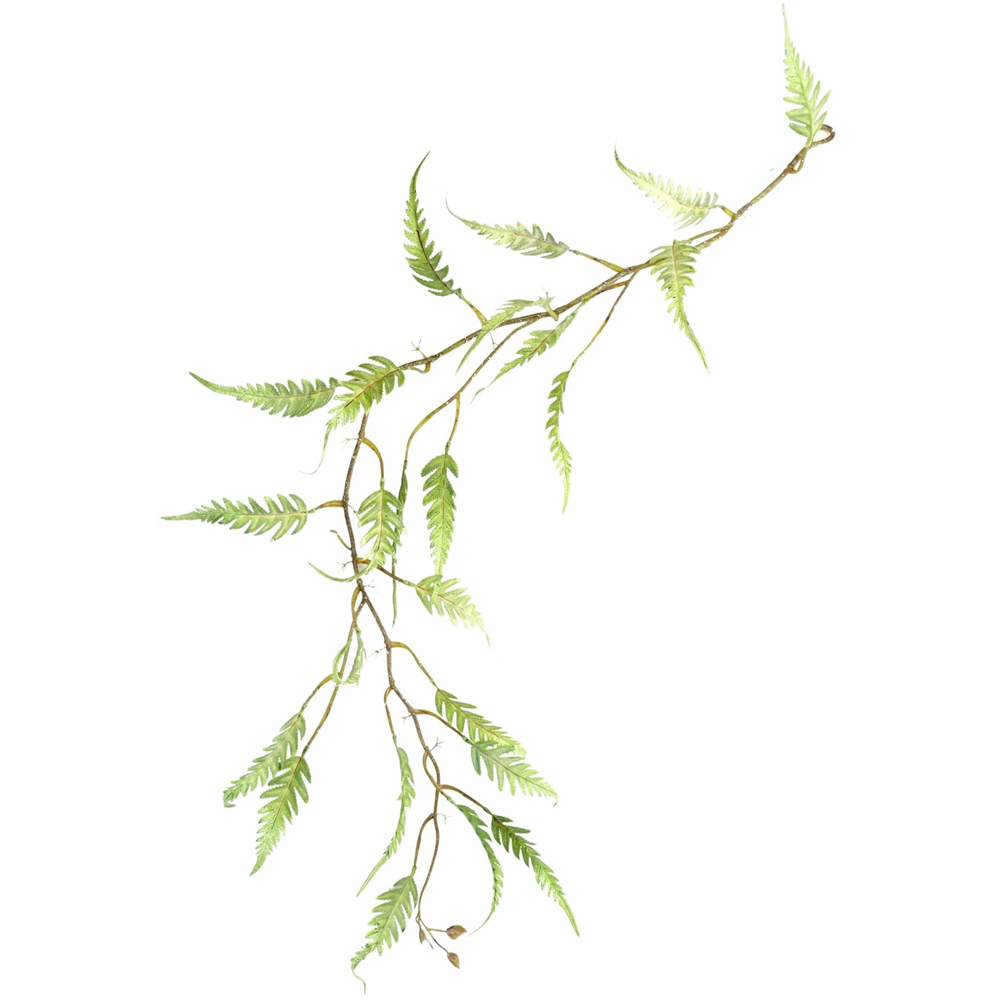 Leaf Trailing Fern Foliage Hanging Artificial Plant 4.1ft Image 4