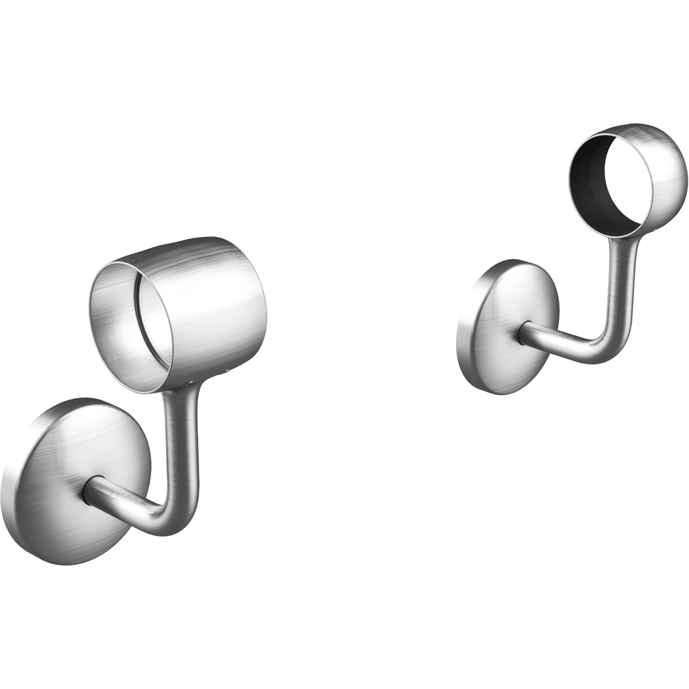 Rothley Brushed Steel Stair Handrail Kit 2.4m Image 3