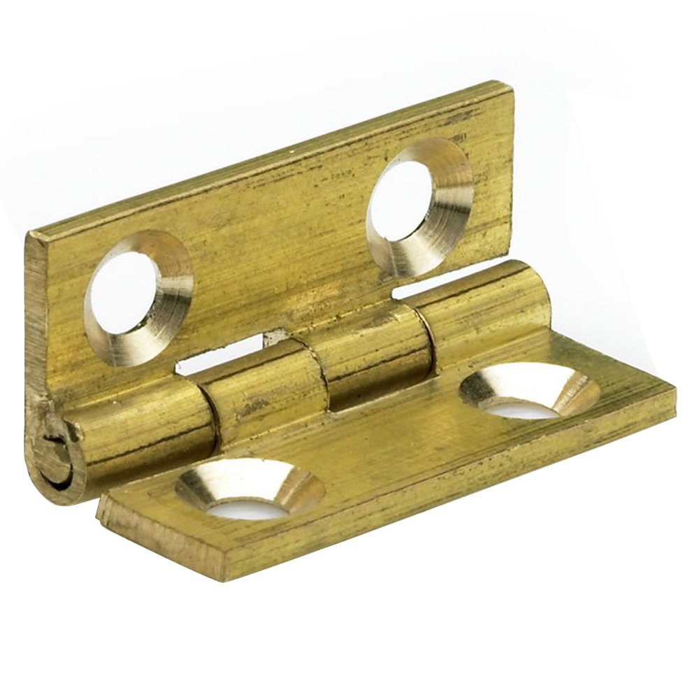Wilko 38mm Brass Finish Butt Hinge 20 Pack Wilko