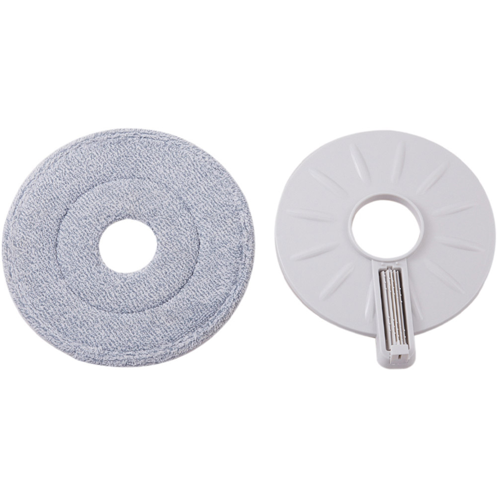 Living and Home Grey Hands Free Spin Mop Bucket Set Image 3