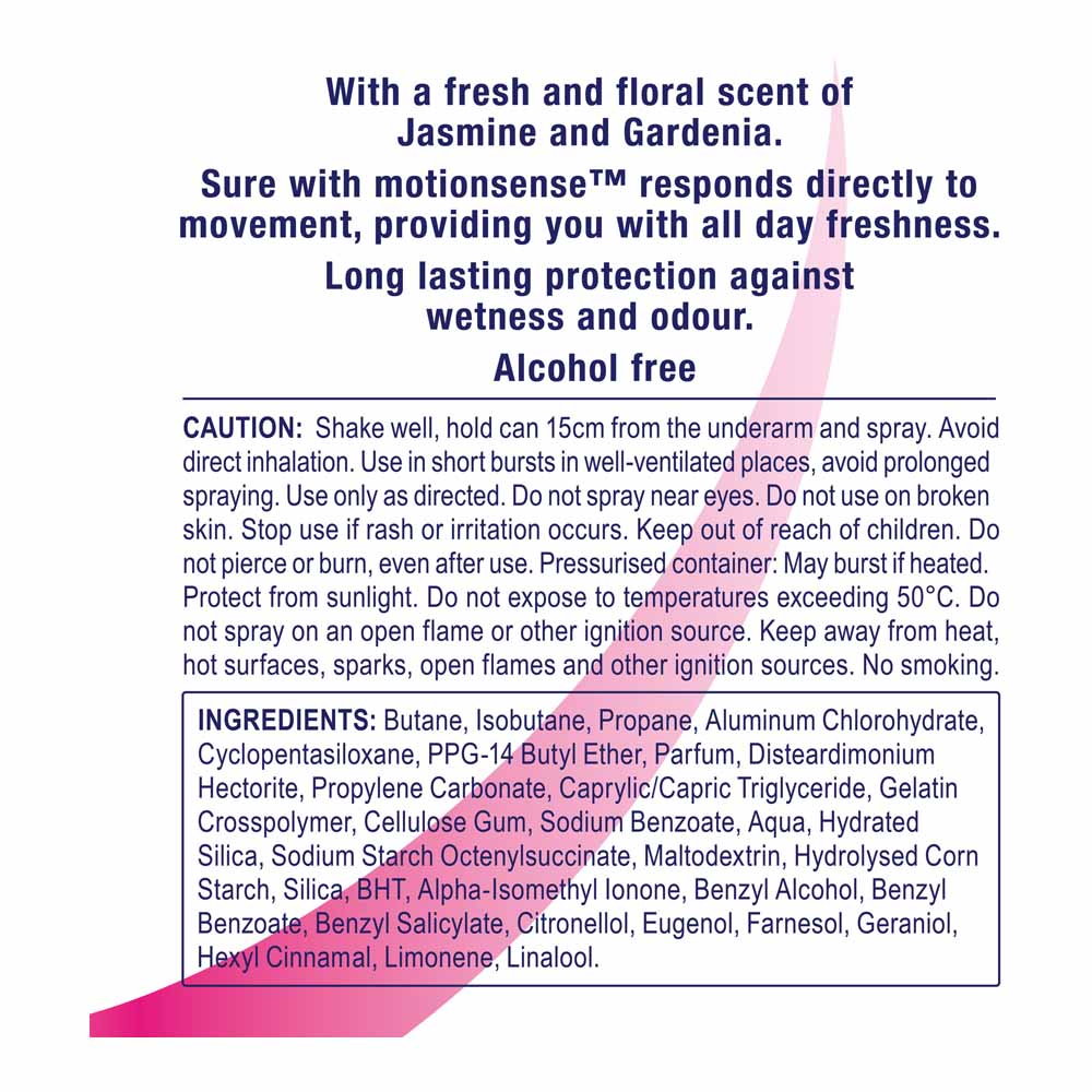 Sure For Women Pink Blush Anti-Perspirant Deodorant 150ml Image 3