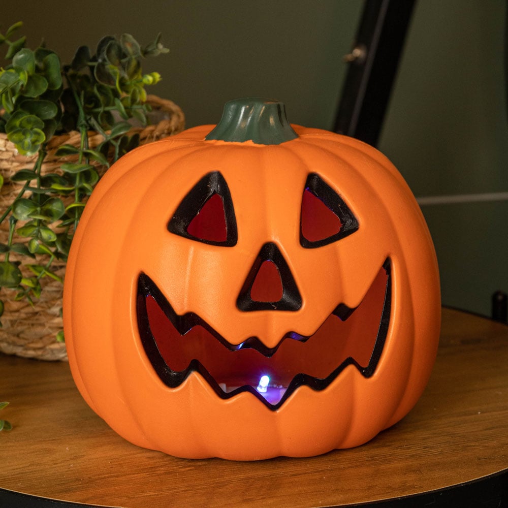 Samuel Alexander Light up Pumpkin Lantern 21cm Image 3