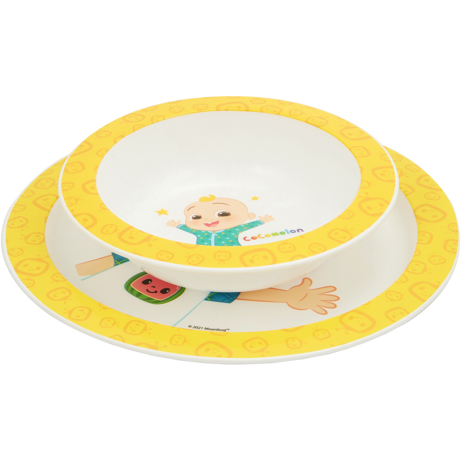 5-Piece Cocomelon Dinner Set - Yellow Image 2