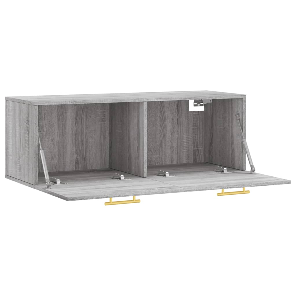 vidaXL 2 Door Grey Sonoma Wall Cabinet Image 6