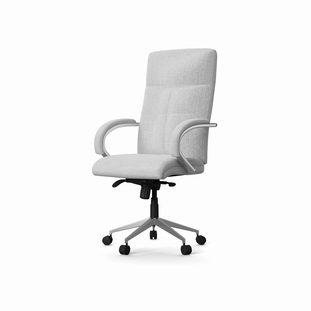 Alphason Bedford Grey Fabric Executive Office Chair Image 2