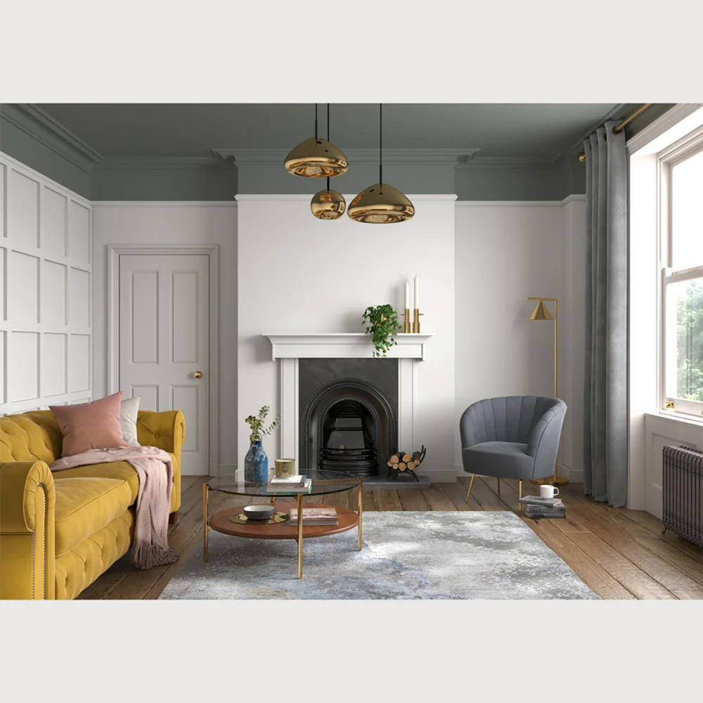 Dulux Heritage Walls and Ceilings Wishbone White Velvet Matt Emulsion Paint 5L Image 4