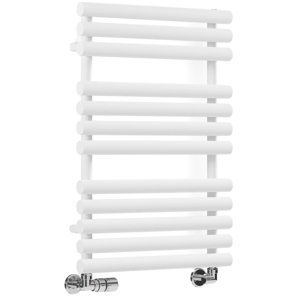 Terma Rolo Towel 1592BTU White Heated Towel Rail 755 x 520mm Image 1