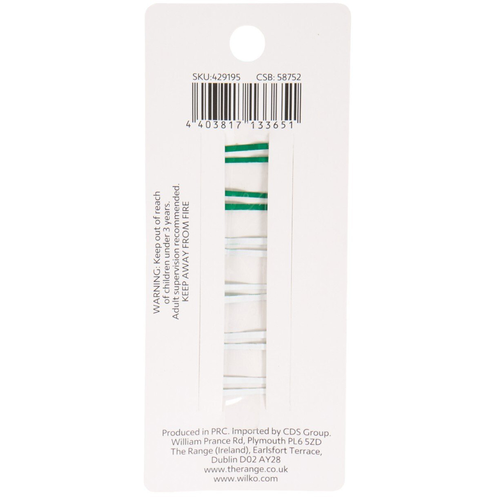 Pack of 6 Hair Clips Green Image 2