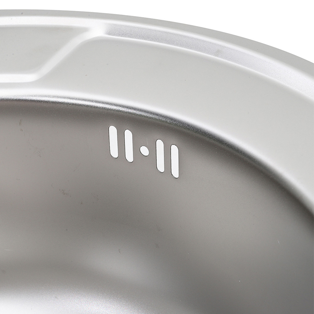 Living and Home Sink Single Stainless Steel Kitchen Bowl Catering Image 5