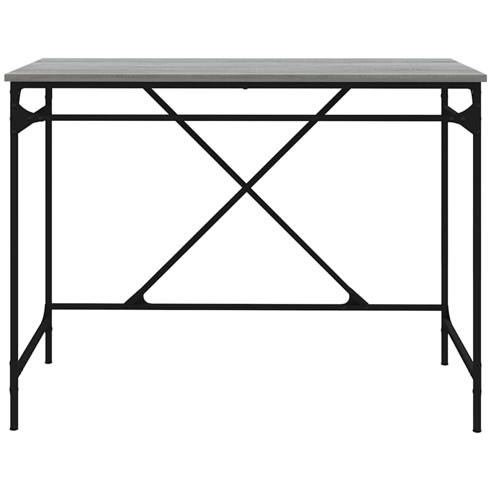 vidaXL Industrial Style Computer Desk Grey Sonoma Image 4