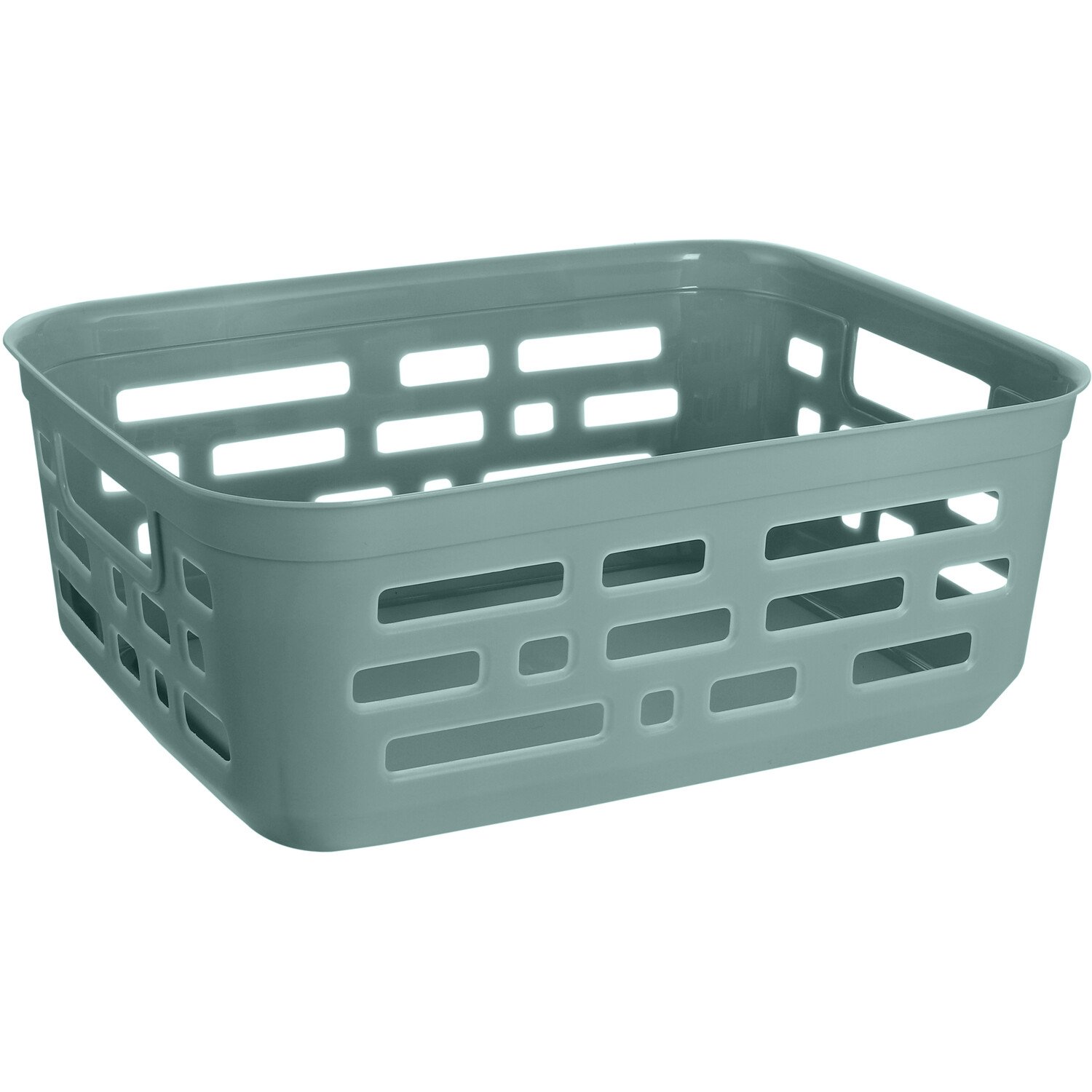 Ezy Storage Linea Sage Deco Basket 4L Image 1