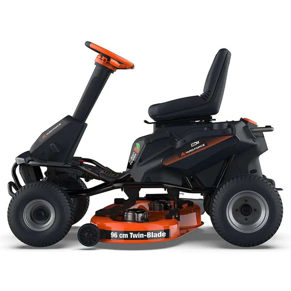 Yard Force ProRider E559 Battery-Powered Ride-on Lawnmower Image 2