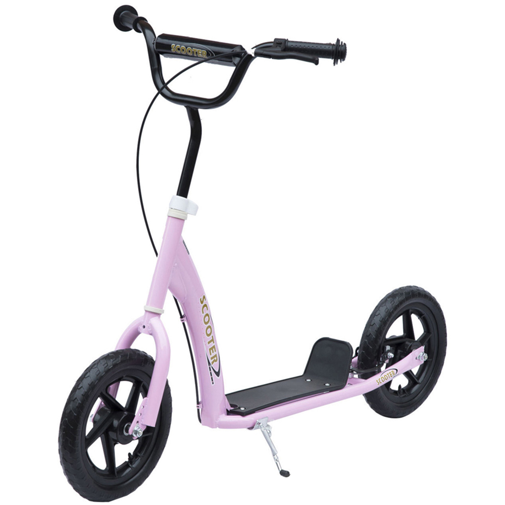 Tommy Toys 12 Inch Pink Kids Push Scooter Image 1