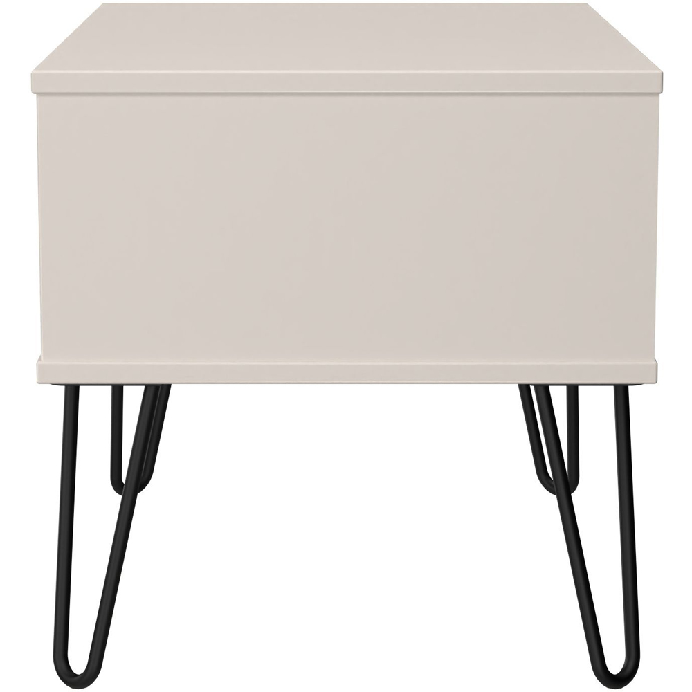 Crowndale Harlequin Single Drawer Kashmir Matt Wide Side Table Ready Assembled Image 6