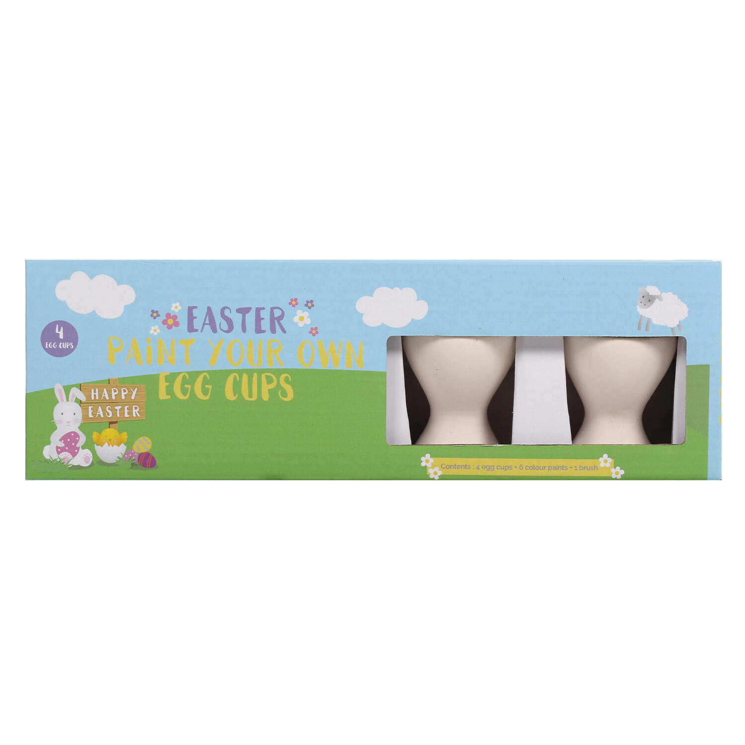 Easter Paint Your Own Egg Cups Kit 4 Pack Image
