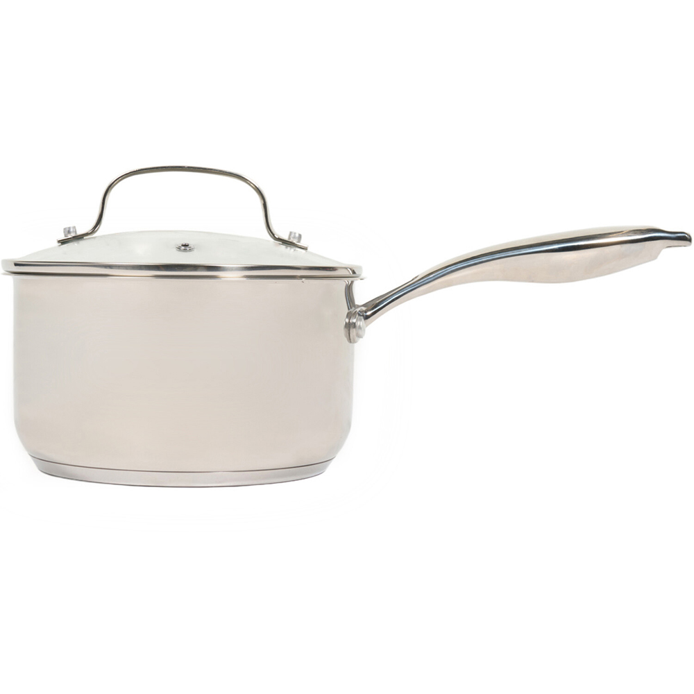 Aluminium Sauce Pan with Glass Lid Image 2