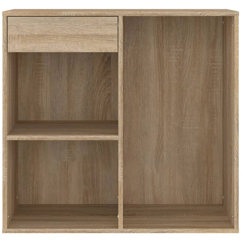 vidaXL Single Drawer 3 Shelf Sonoma Oak Cosmetic Cabinet Image 5