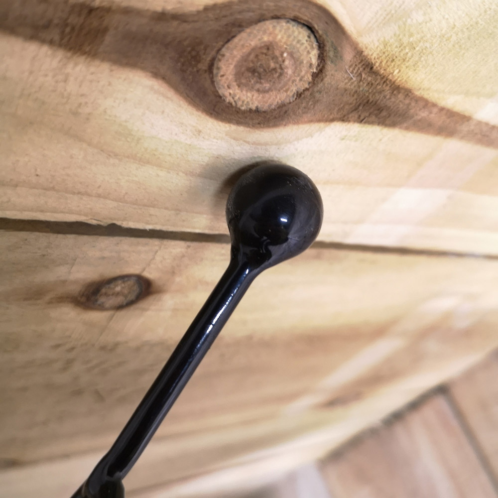 Samuel Alexander Tom Chambers Cottage Heavy Duty Black Metal Plant Support Arc 60 x 36cm 2 Pack Image 6