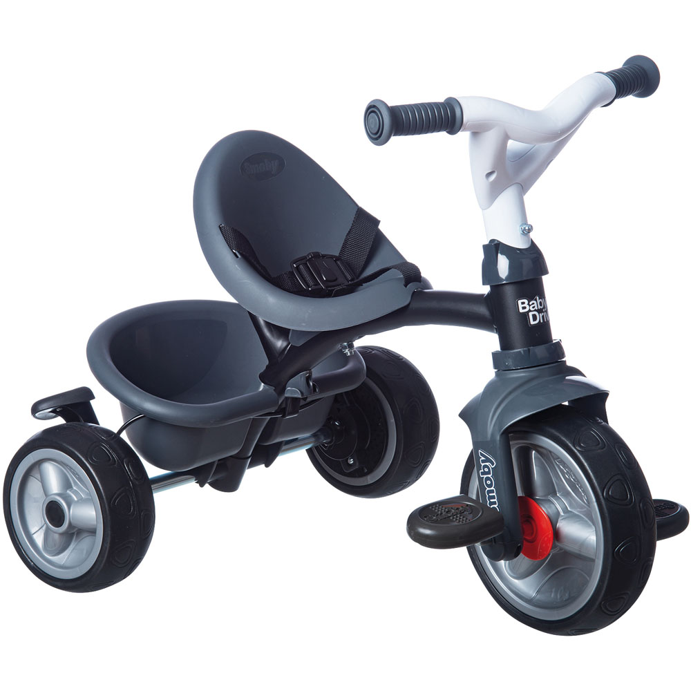 Smoby Baby Driver Comfort Plus Grey Tricycle Image 2