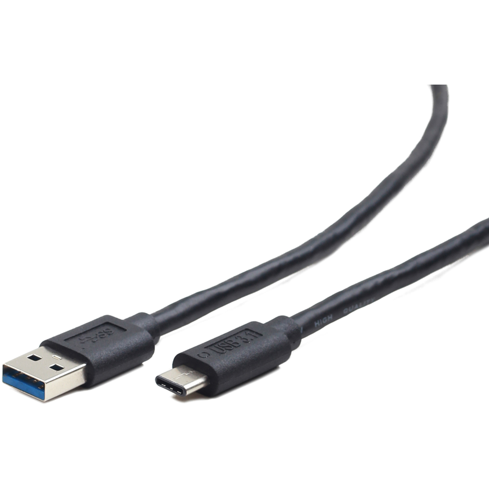 Cablexpert Black USB 3.0 AM to Type-C Cable 1.8m Image 2