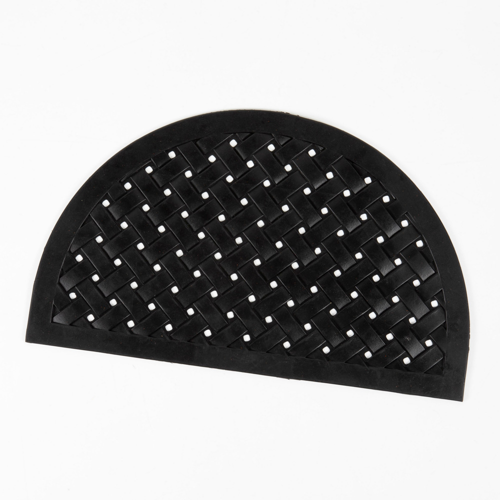 Esselle Home Reddish Black Rubber Doormat 45 x 75cm Image 3