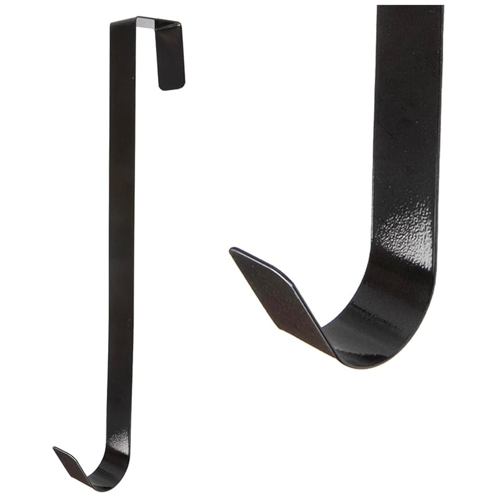 Shatchi Black Metal Wreath Hanger Green Image 4