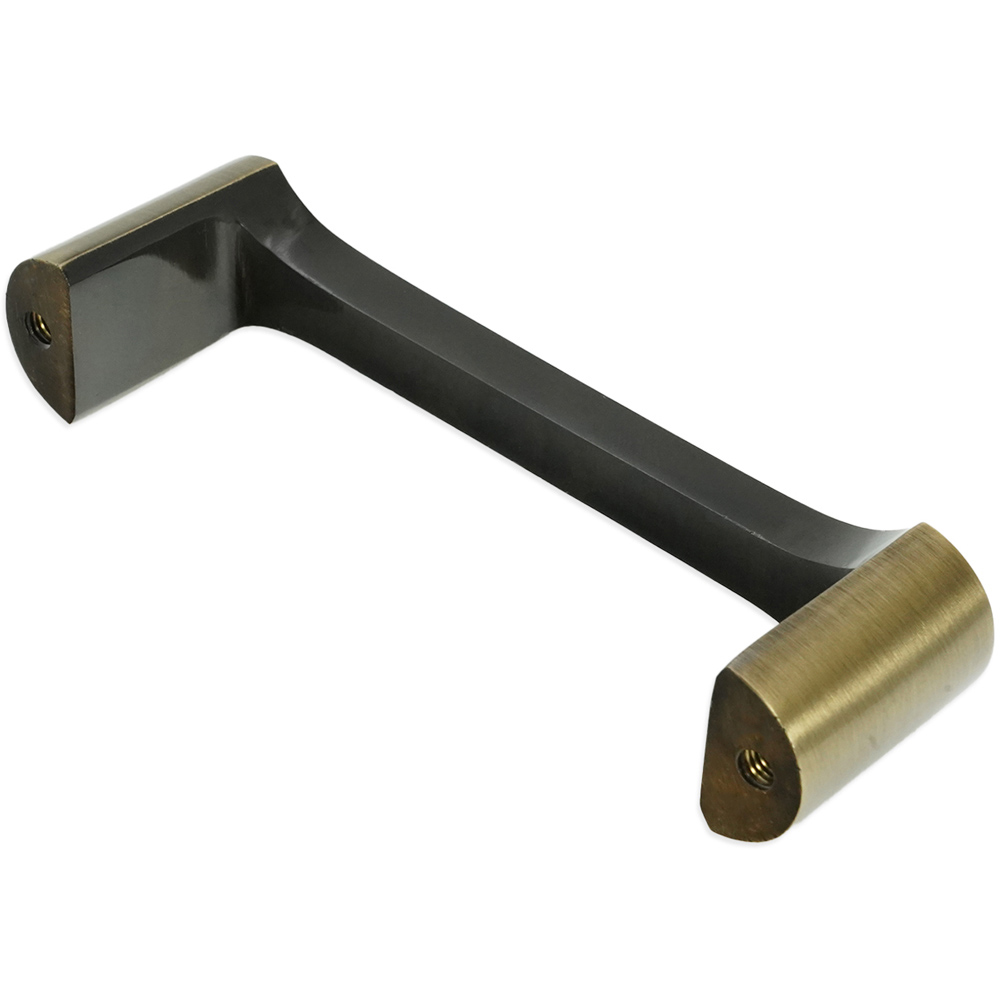 Spira Brass Tulip Antique Brass Cabinet Pull Handle 115mm Image 4