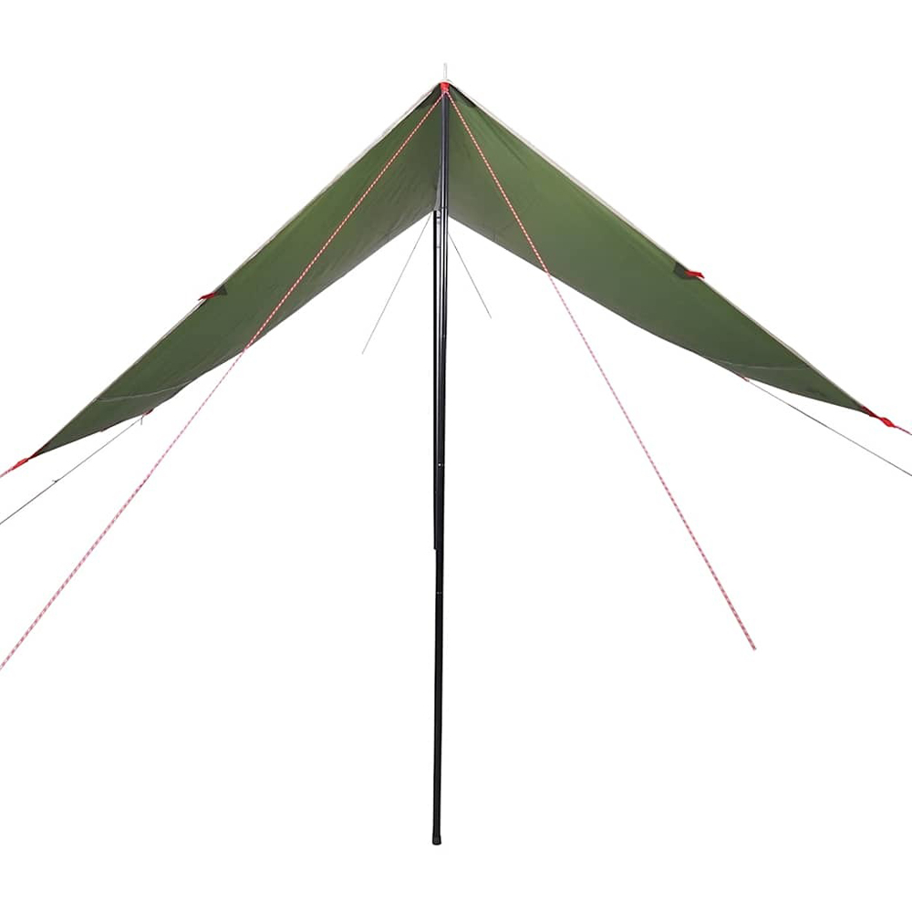 Walplus Waterproof Polyester Camping Tarp Shelter Green 2.1 x 3.8 x 4.3m Image 3