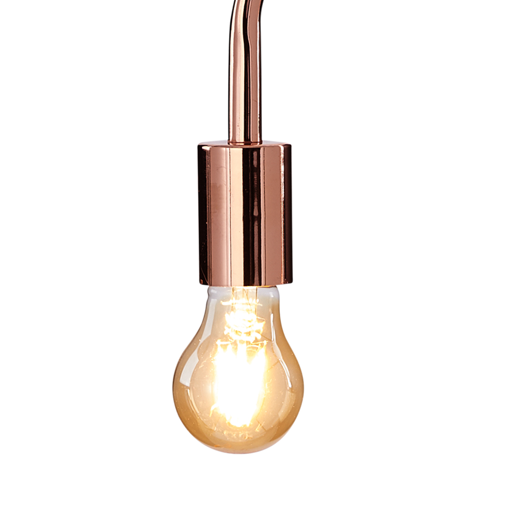 Wilko Copper Angled Floor Lamp Image 5