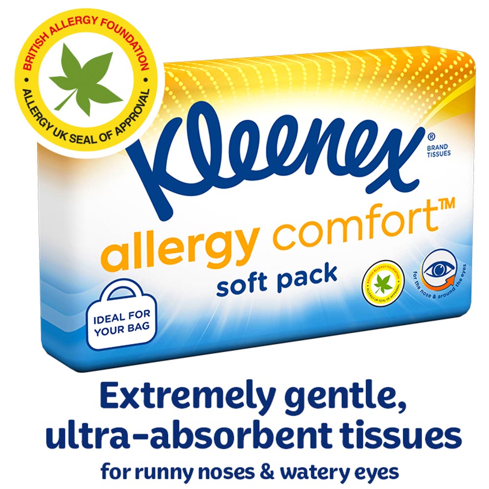 Kleenex Allergy Comfort Soft Pack 50 sheet Image 3